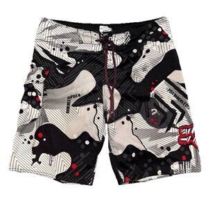 Fox Riders Co Board Shorts Swimming Trucks Mens 38 Y2k
